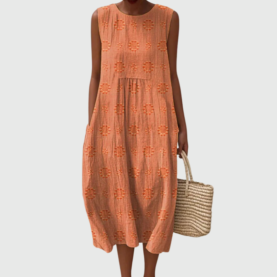 Teresa | Elegant Sleeveless Midi Dress