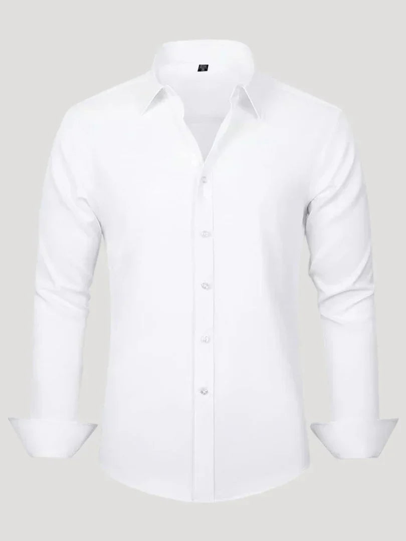 Bordon - Non-Iron Stretch Shirt With Button
