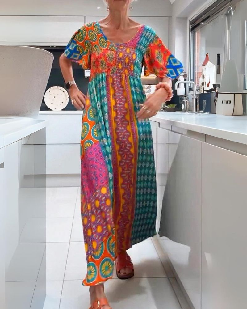 MAYA – VIBRANT ESCAPE MAXI DRESS