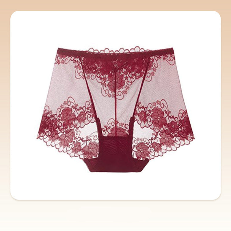 Lunalace - Women's High Waist Lace Panties