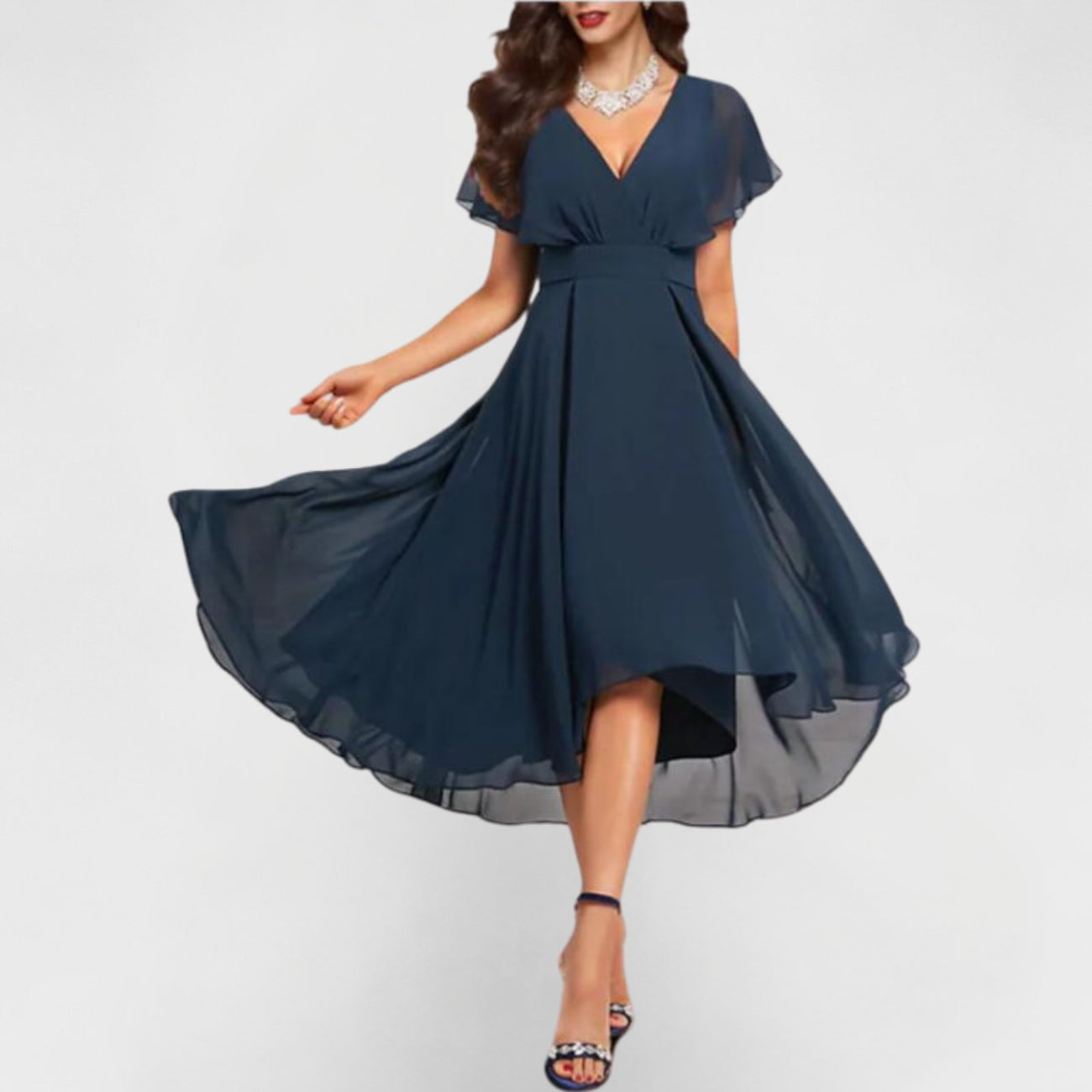 BEA – ELEGANT FLOW EVENING DRESS