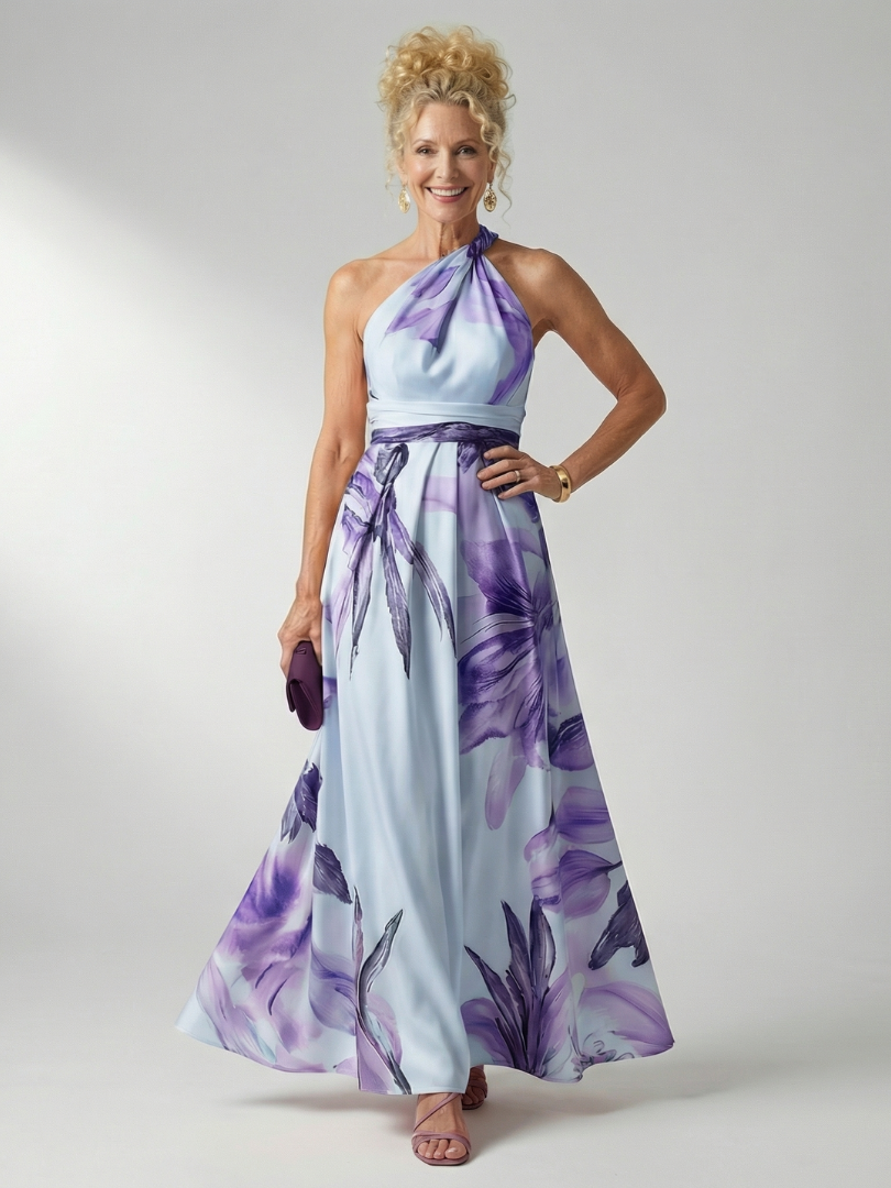Amiel | Lightweight Floral Maxi Dress - American Cut Sleeveless