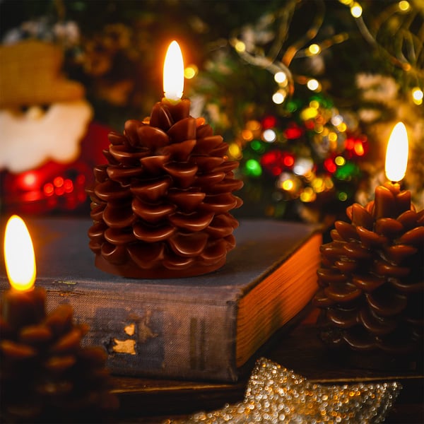 Lunacone - Flameless Pinecone Candle Light