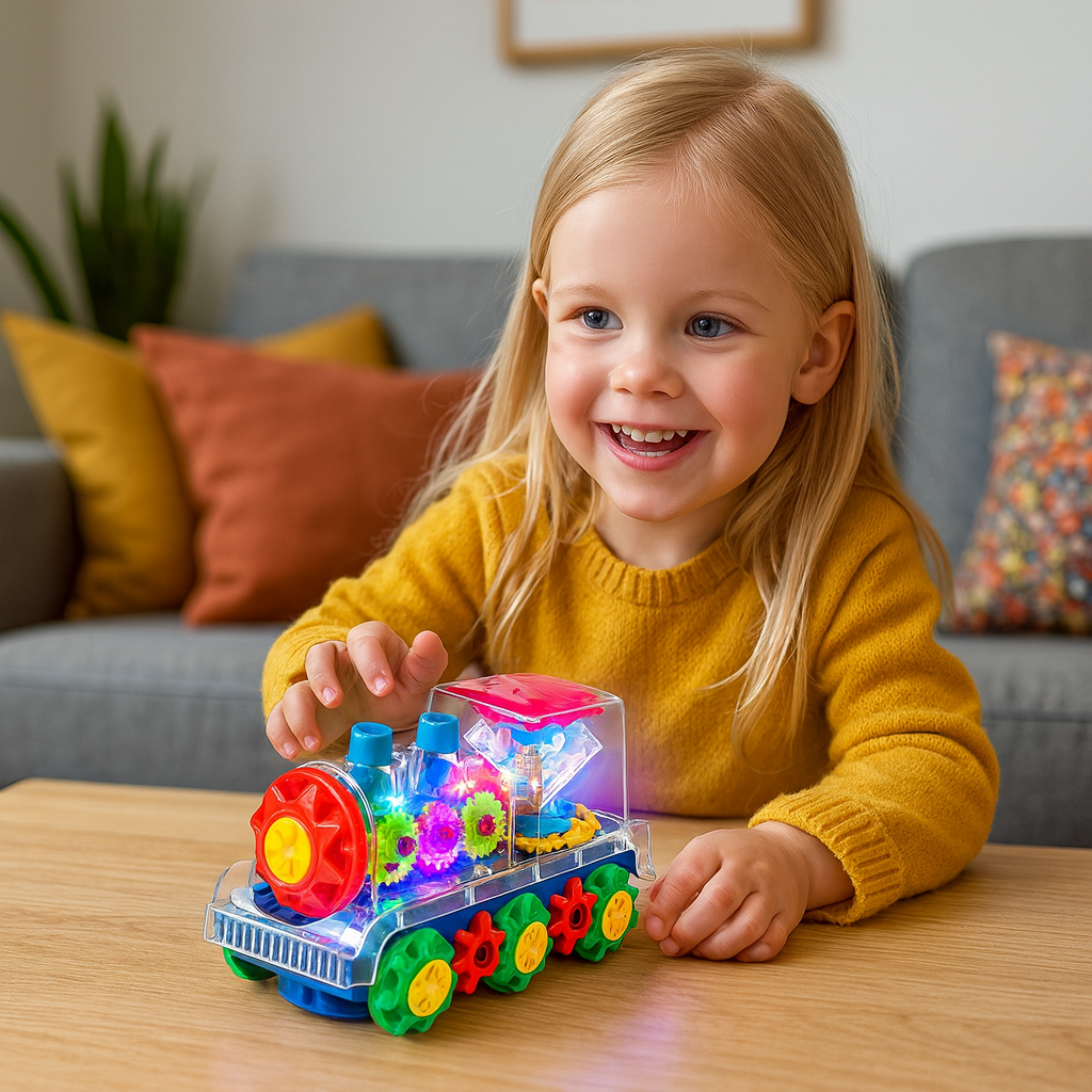 Dancing & Shining Musical Train Locomotive for Kids
