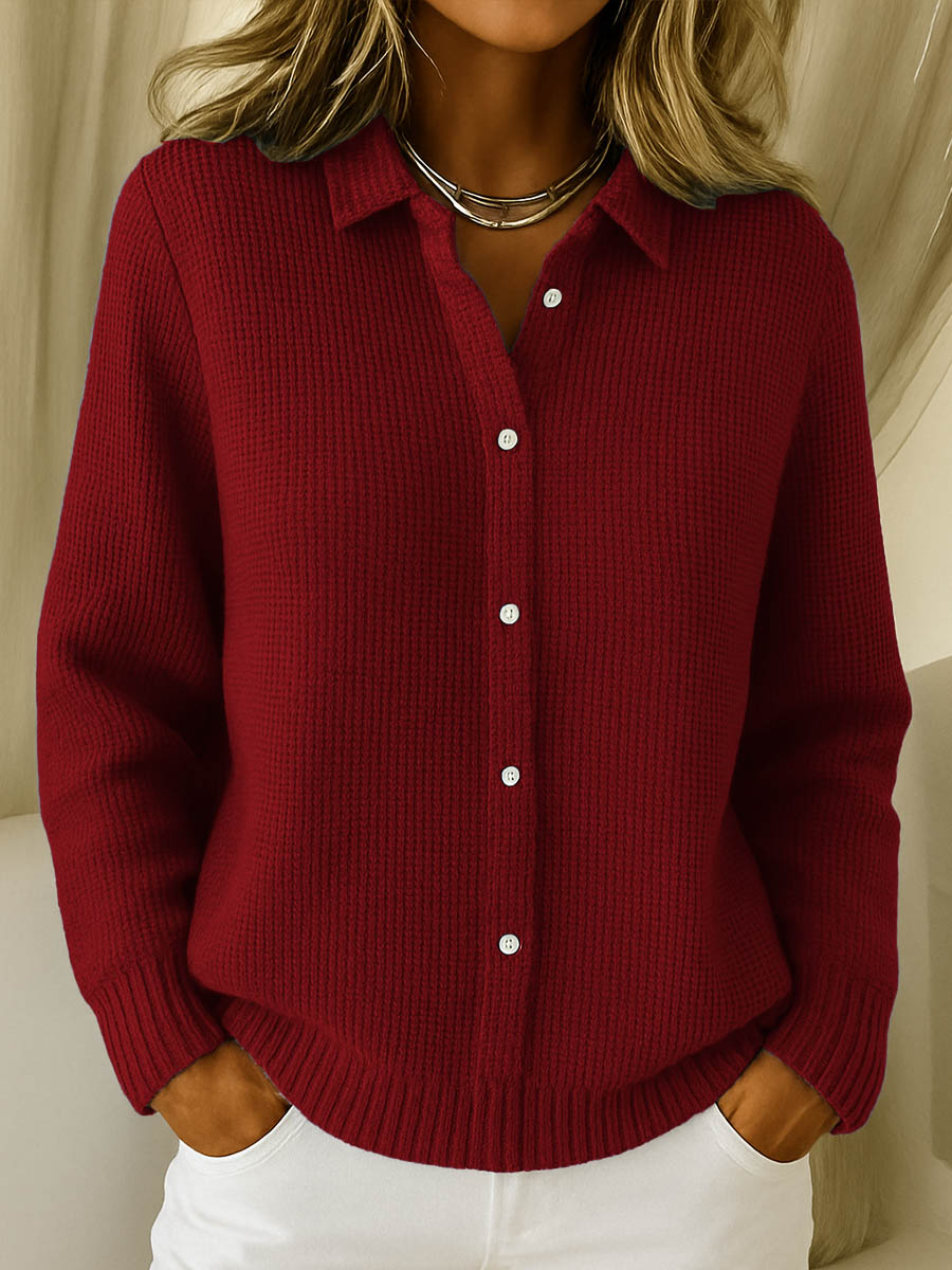 Chamy™ | Classic Knitted Button Cardigan