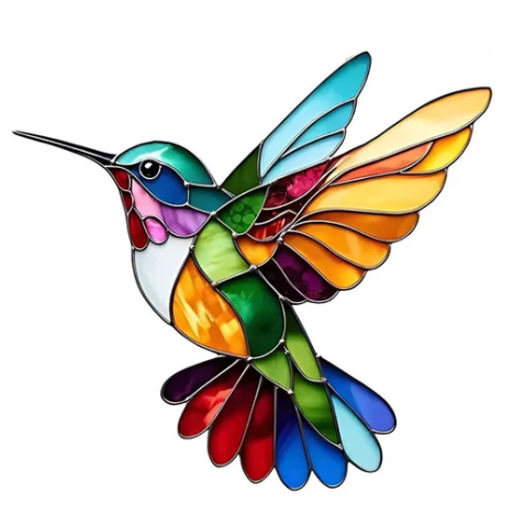 Noelle™ | Elegant & Colourful Hummingbird Necklace
