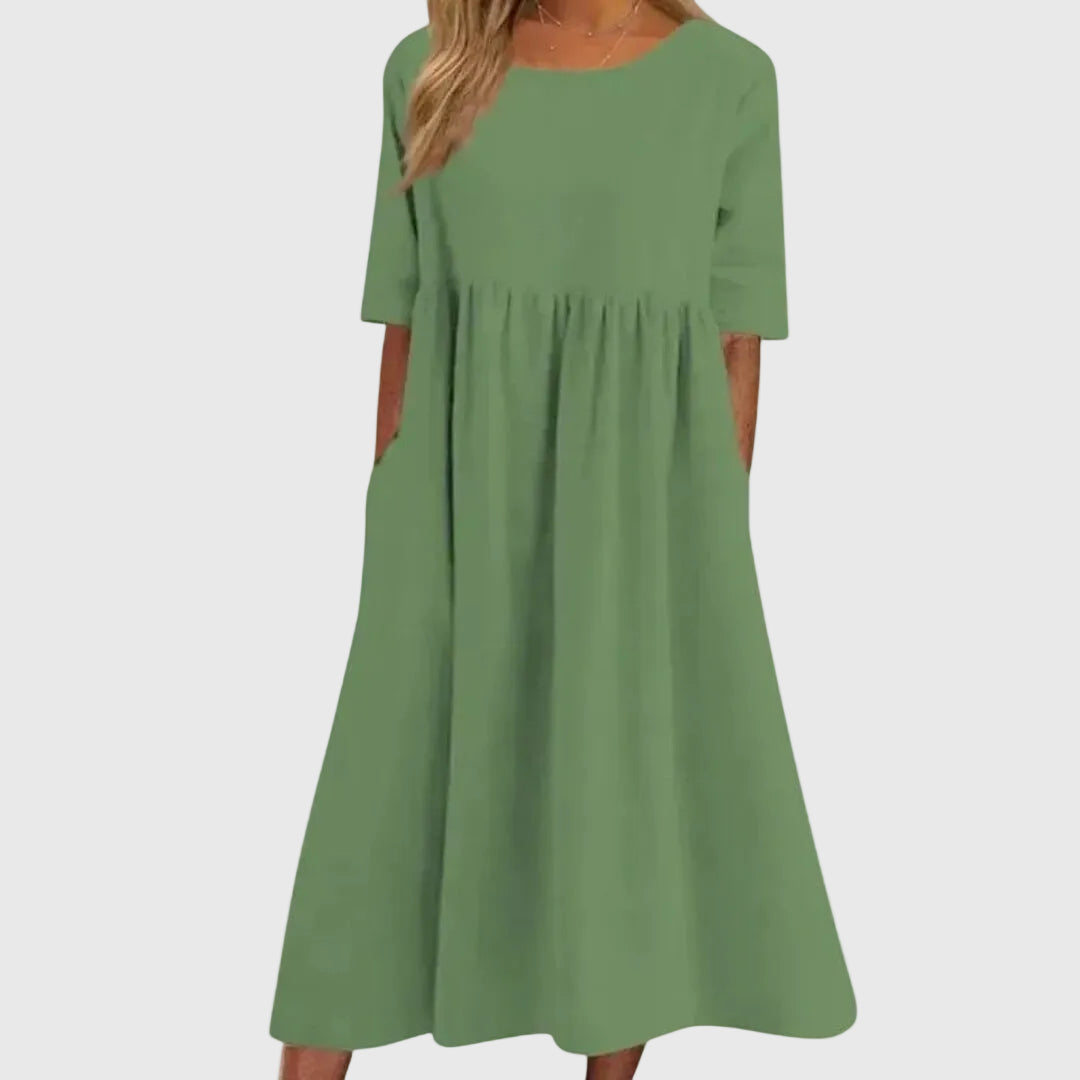 Haisley | Elegant Flowing Midi Dress