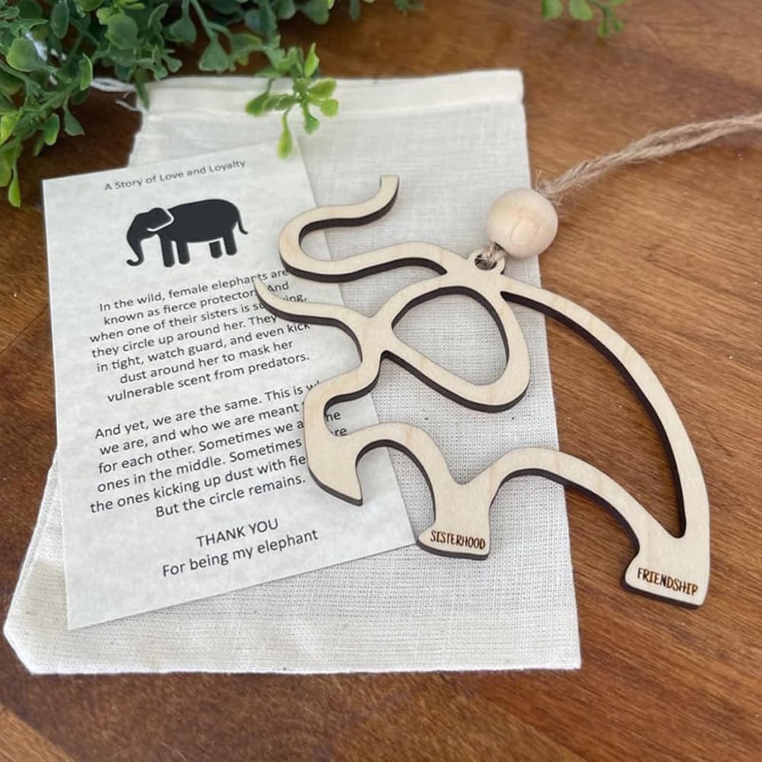 Eleva - Elephant Friendship Keepsake Figurine