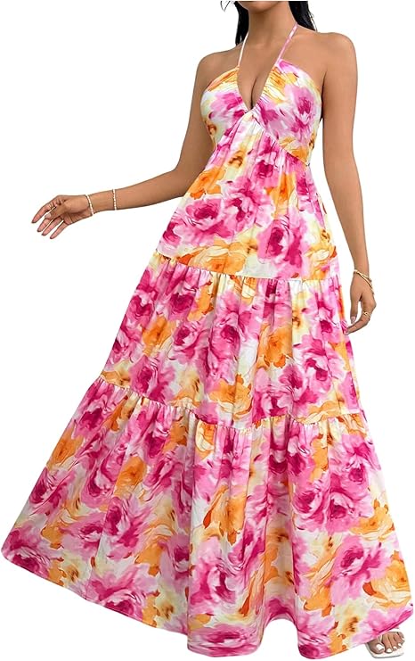 Elegant Flowing Maxi Dress - Flattering and Comfortable Cut