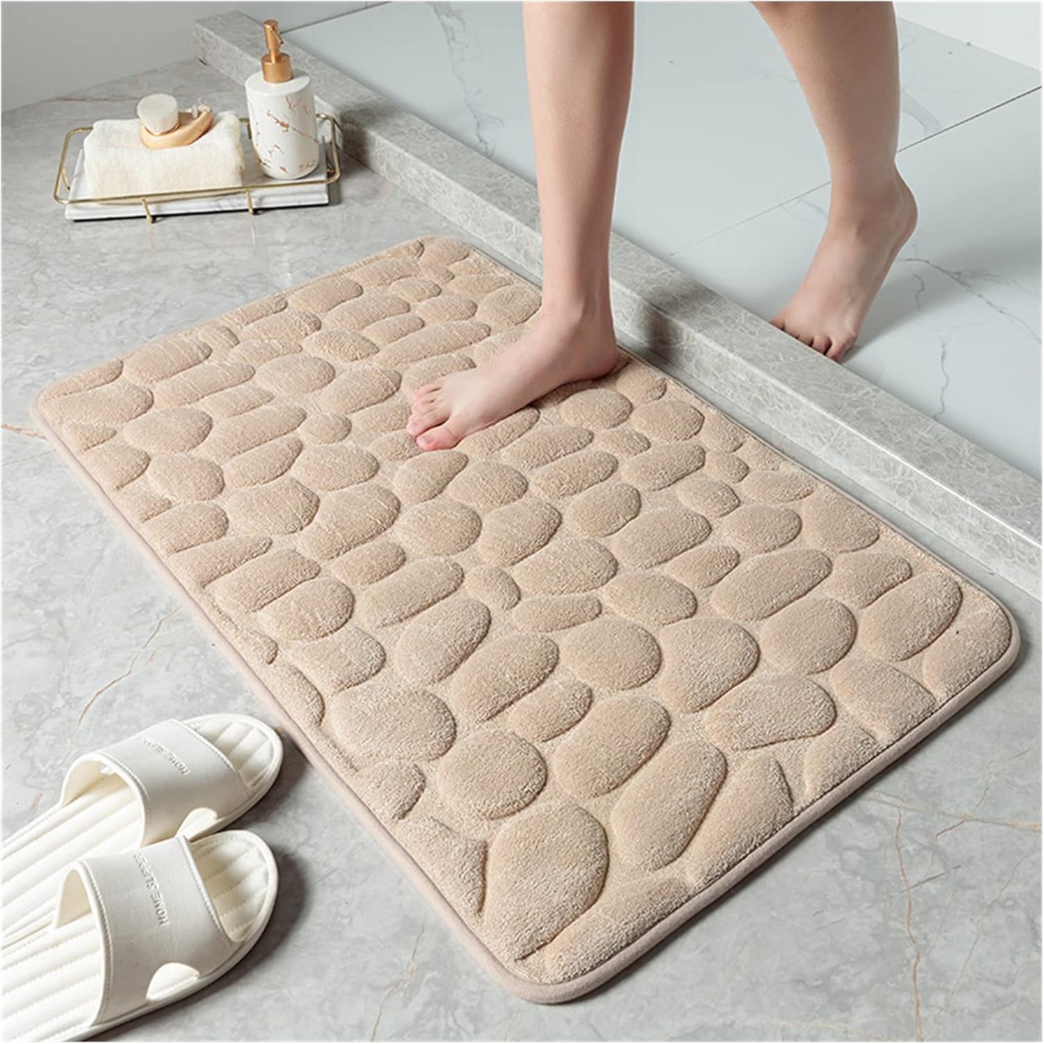 Barea - Anti-Slip Bath Mat for Safety and Comfort