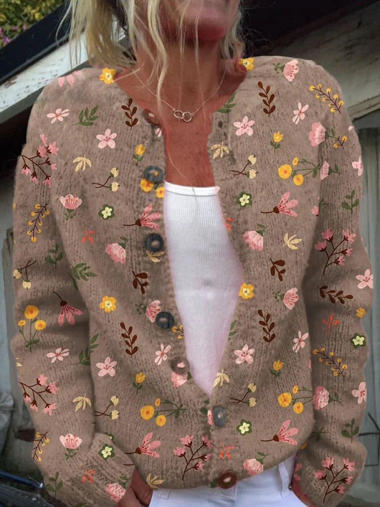 Irma™ | Vest with Floral Pattern