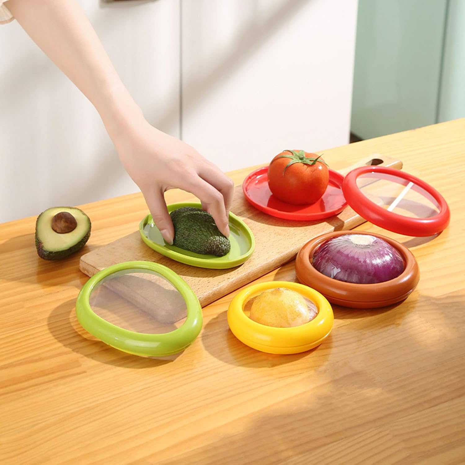 EcoWrap - Reusable Silicone Food Wraps for Freshness (3+1 Free)