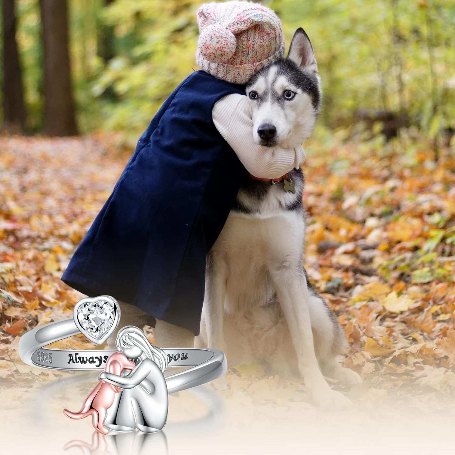 Zoey™ | Silver Dog Ring