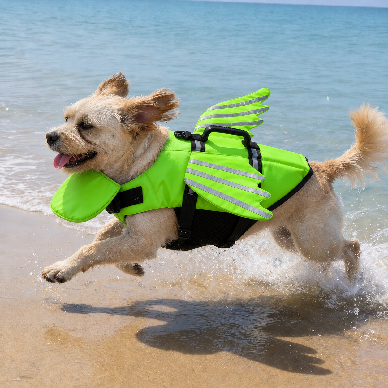 Angelfloat – Reflective Angel Wing Dog Life Jacket