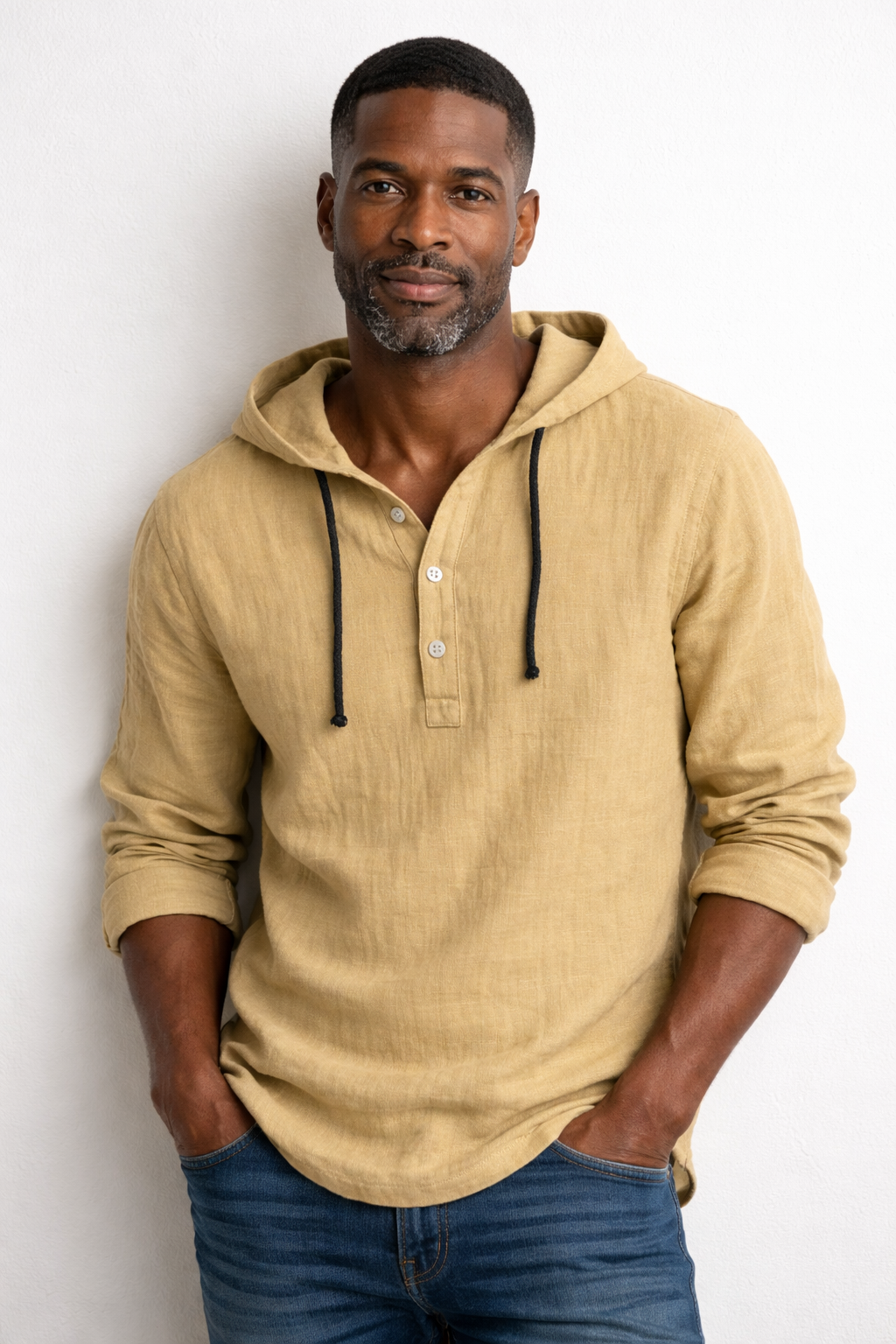 Mountain™ | Casual Linen Hooded Shirt