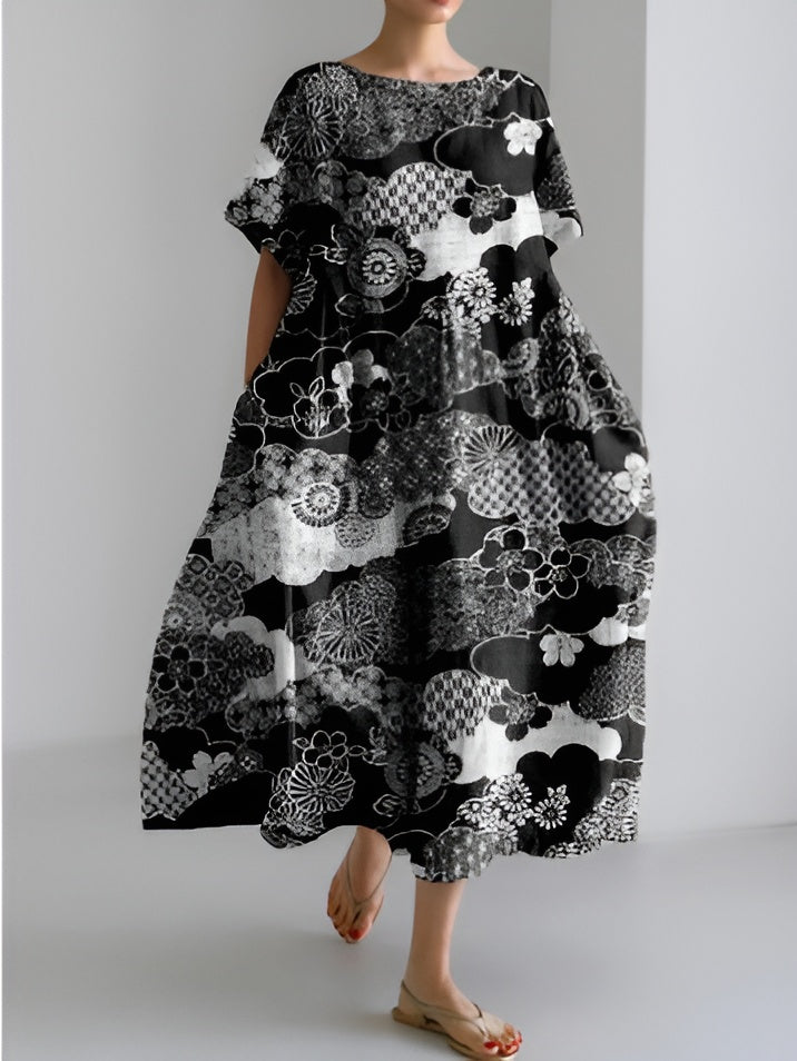 Malla | A feeling of freedom fluttering in summer colors – a 3D-printed dress that moves with you