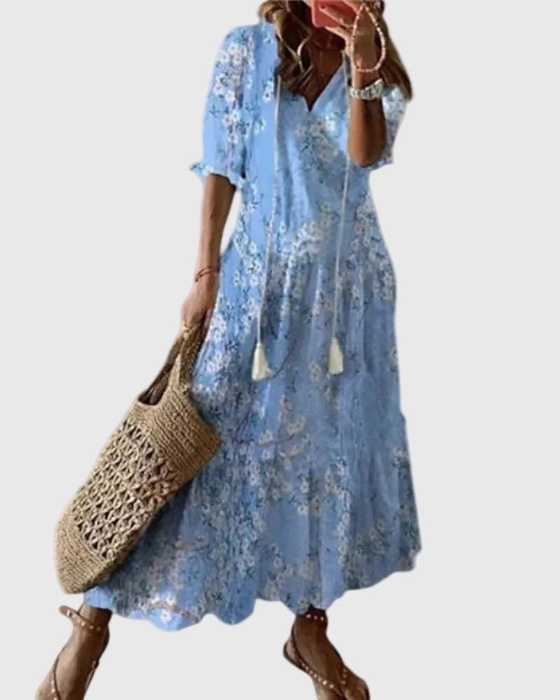 Amalia | Vintage Boho Summer Maxi Dress