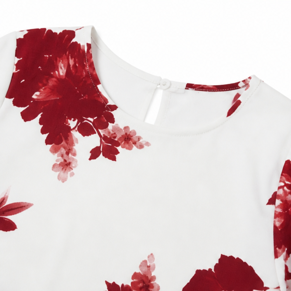 Avery – Women's Floral Top & Wide-Leg Pants Set