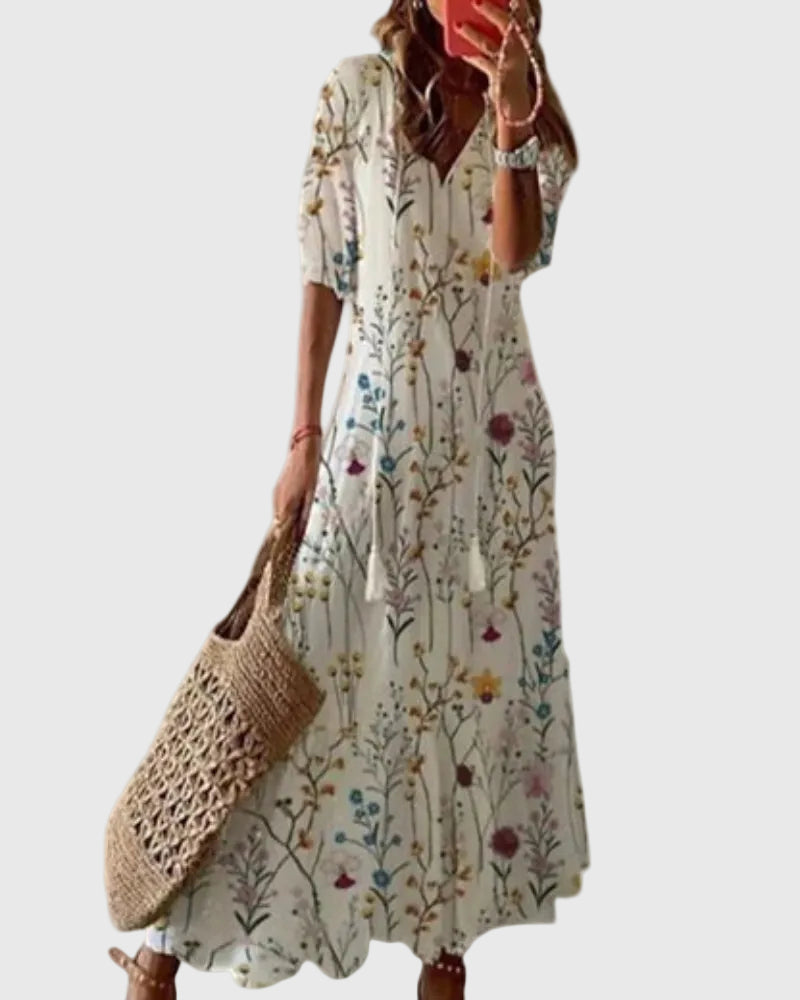 Amalia | Vintage Boho Summer Maxi Dress
