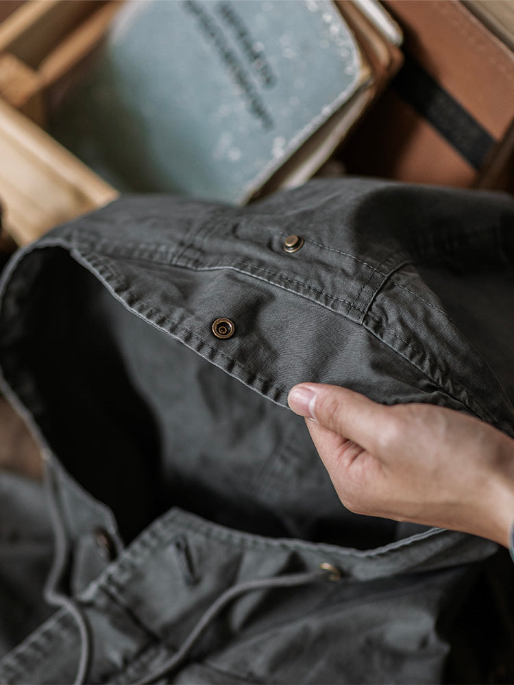 Engelbert - Fishtail Hooded Parka Windproof Jacket
