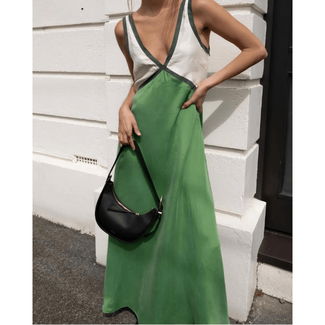 RENATA | V-NECK DRESS