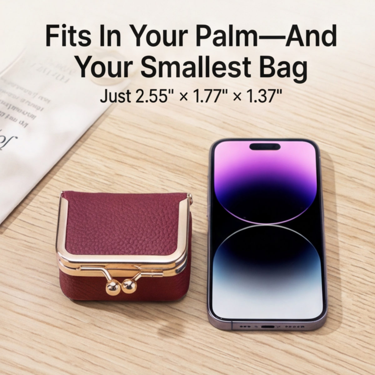 Bellora - Vegan Leather Mini Jewelry Box