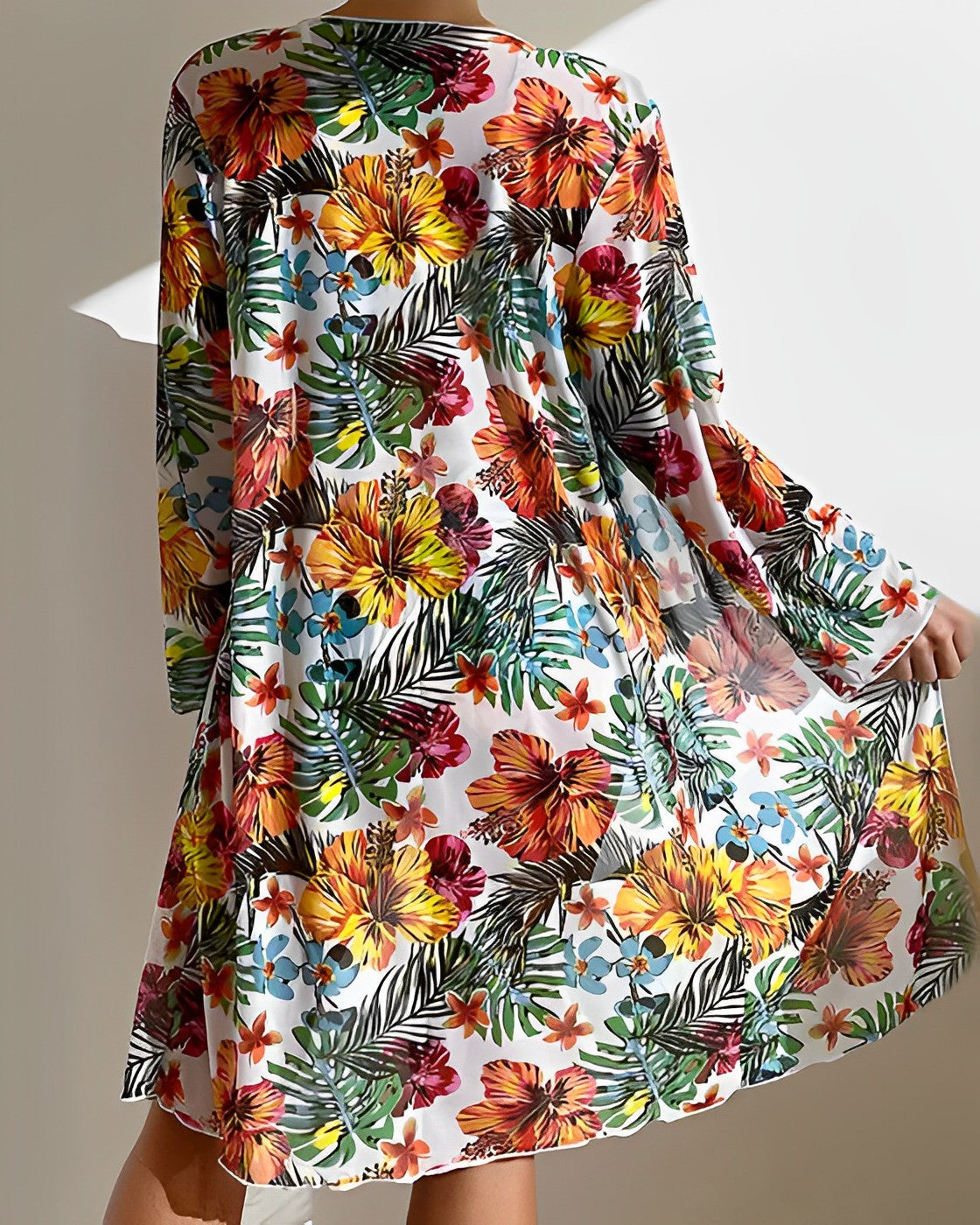 ALANI – TROPICAL PRINT BIKINI SET WITH COVER-UP