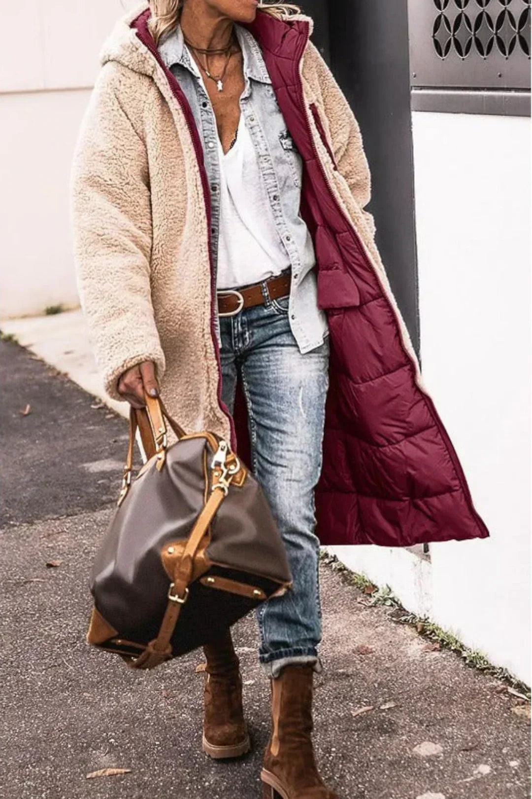 Milena™ | Elegant & Warm Reversible Jacket