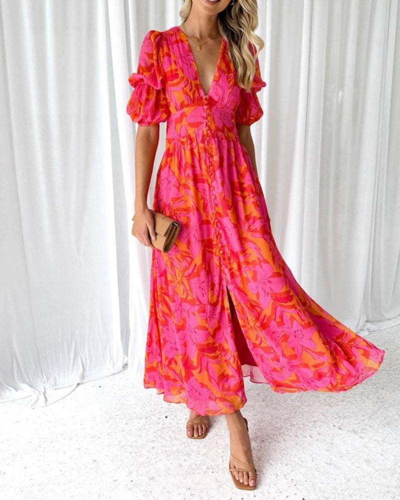 Dela™ | Solar Radiance Maxi Dress