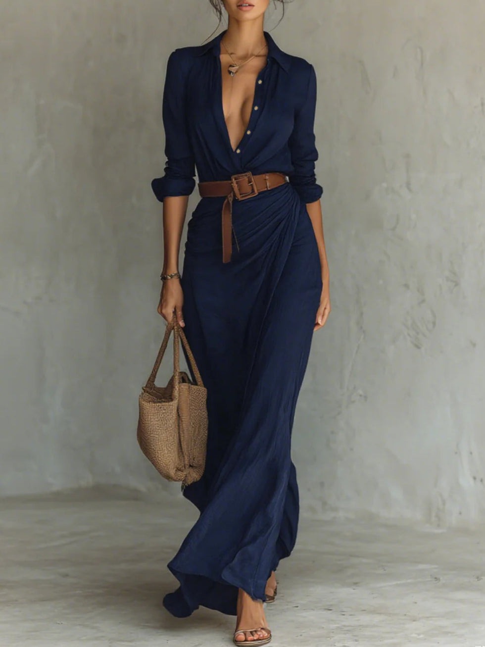 CASSY - RESORT CHIC SHIRT DRESS