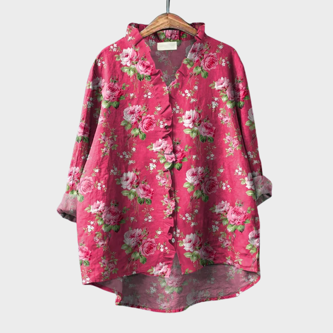 Tara | Elegant Summer Linen Shirt