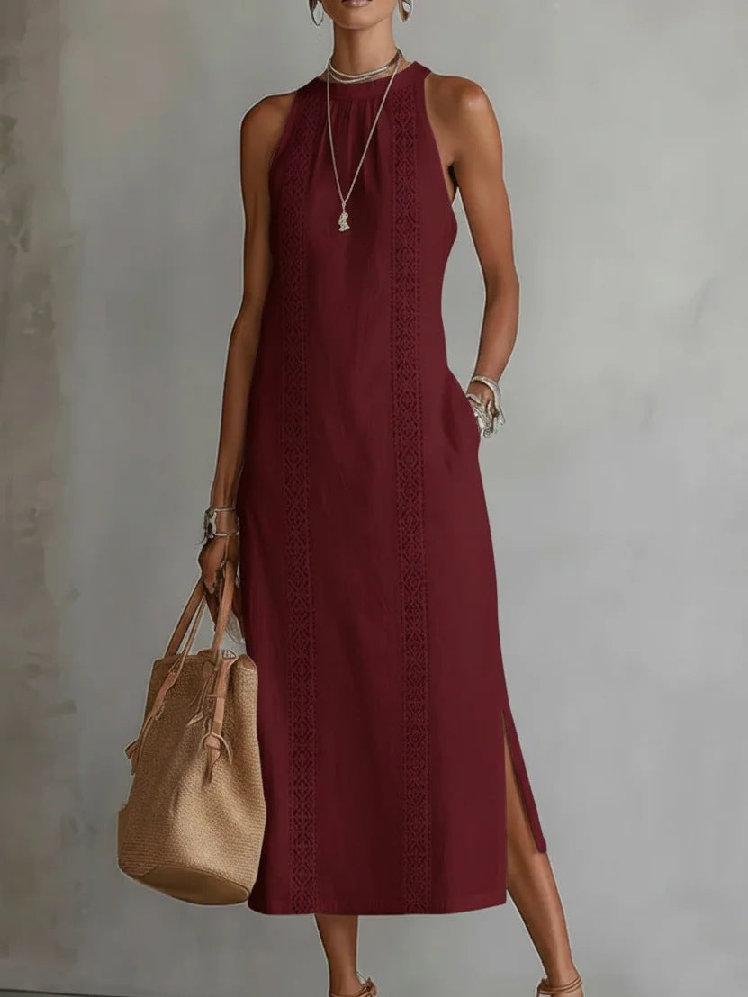 Vittoria Maxi Dress - Timeless Elegance and Artisan Embroidery