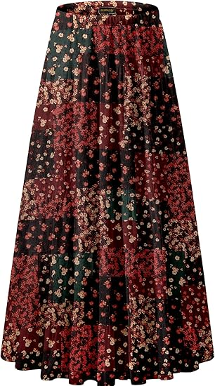 Floressa – Women's Flowy Double Lined Maxi Skirt