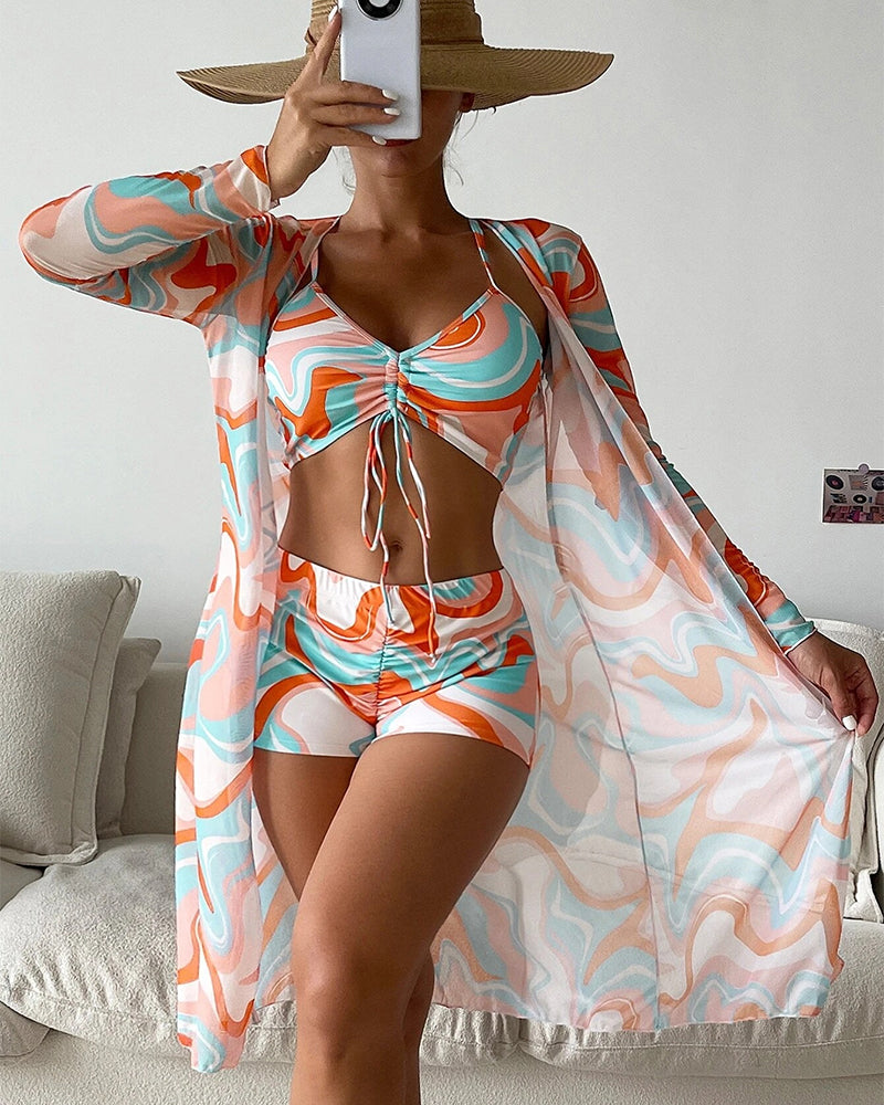 Delia® | Three-Piece Bikini Set