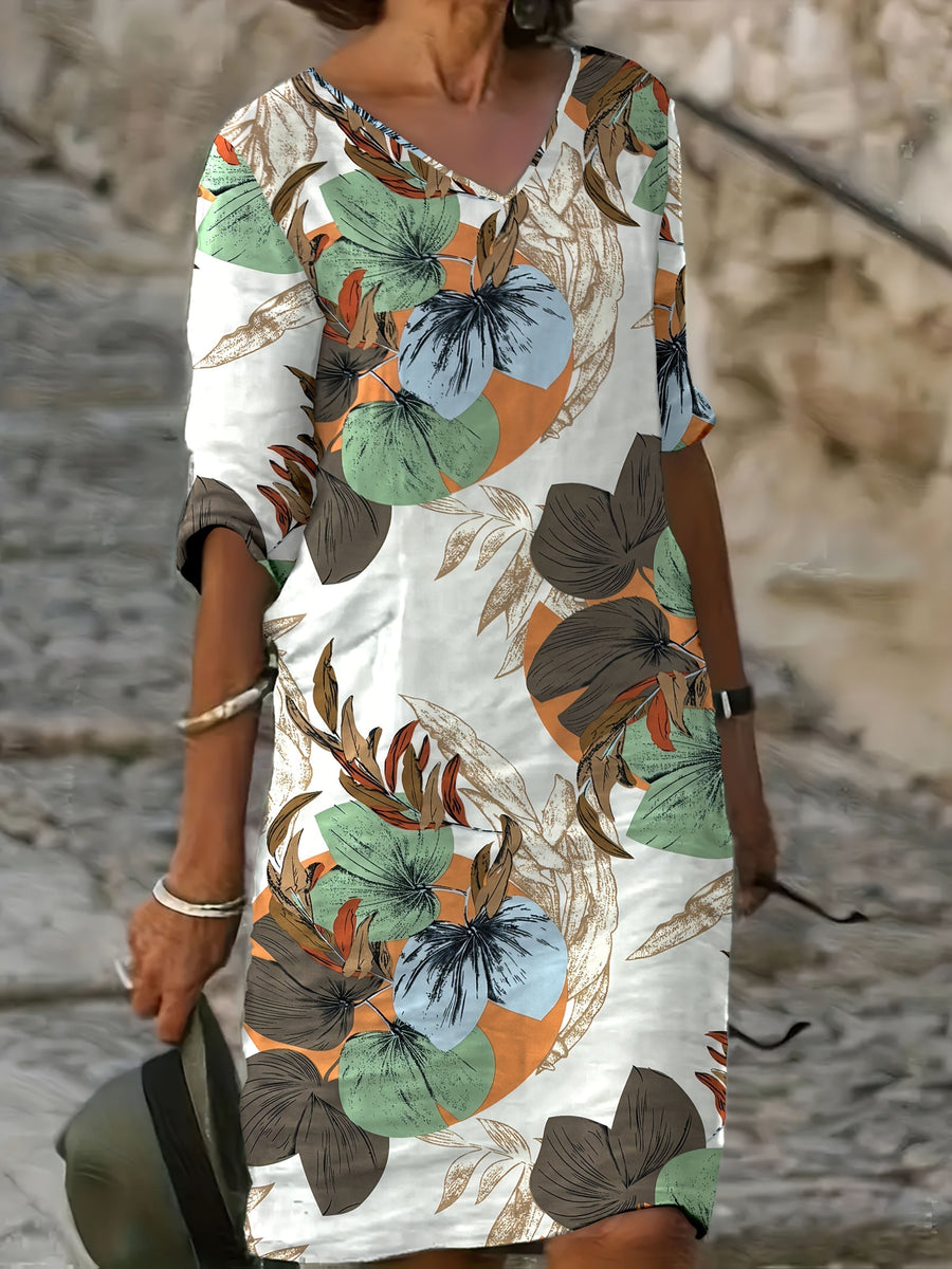 BEVERLY | Linen-Look Pocket Dress