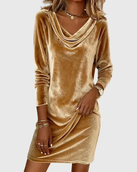 Frosina | Velvet Dress Loose Fit