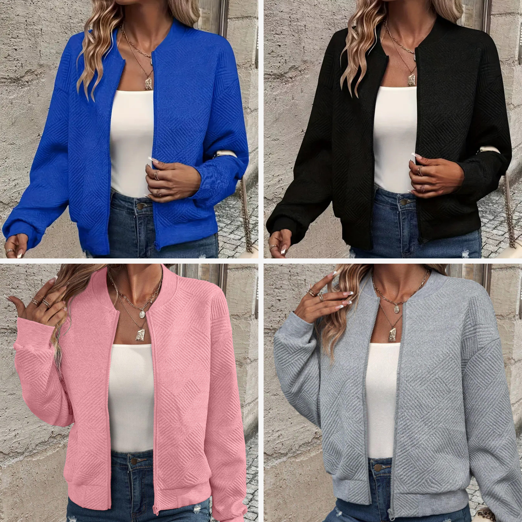 Seraphina – Spring Zipper Jacket
