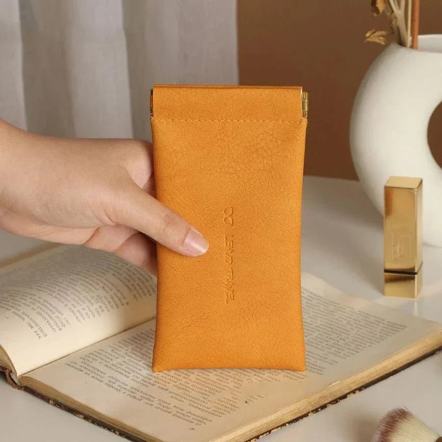Brandary - slim leather organizer with snap closure (2+2 Free)