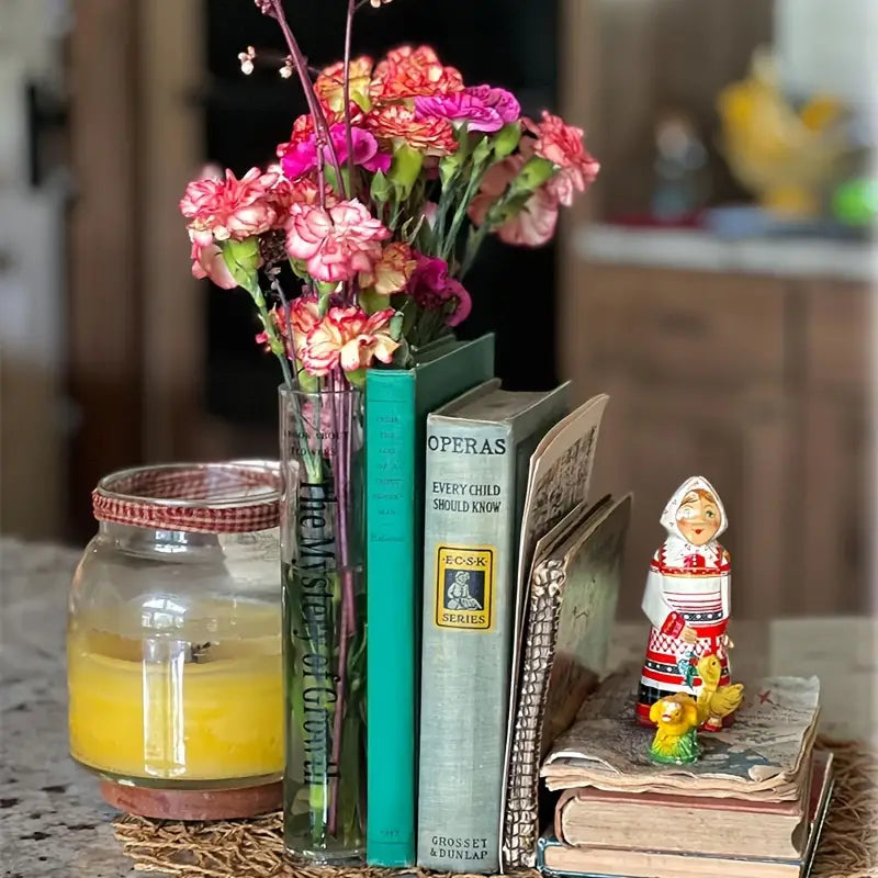 Florenza - Book-Shaped Acrylic Vase for Home Decor