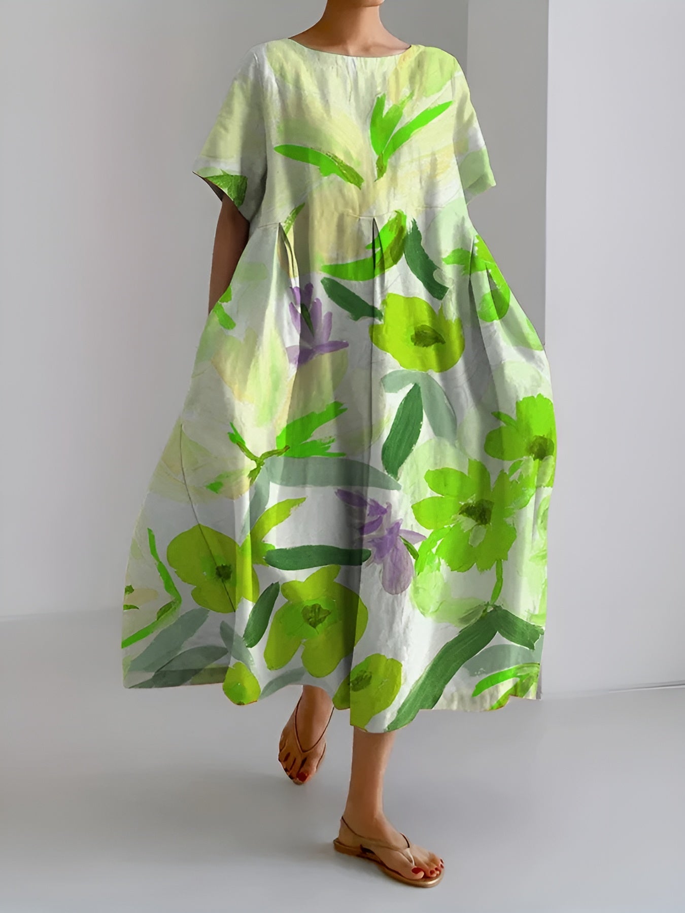 Malla | A feeling of freedom fluttering in summer colors – a 3D-printed dress that moves with you