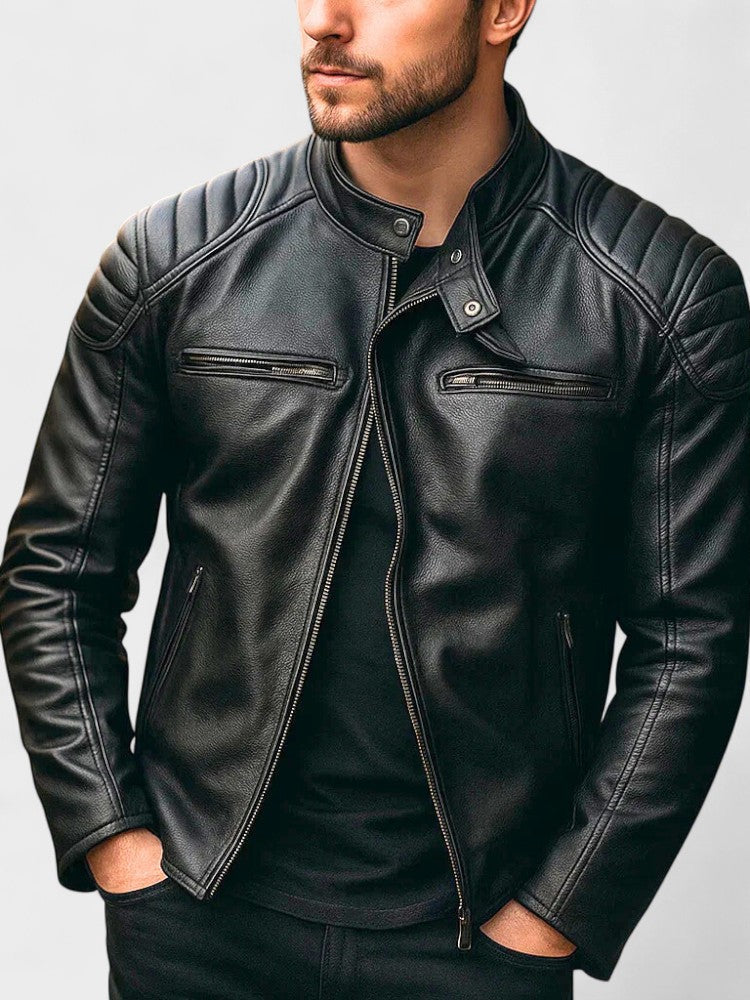 Troels™ | Stlyish Leather Jacket