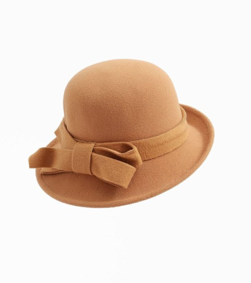 Klaver - Vintage Felt Hat with Side Bow