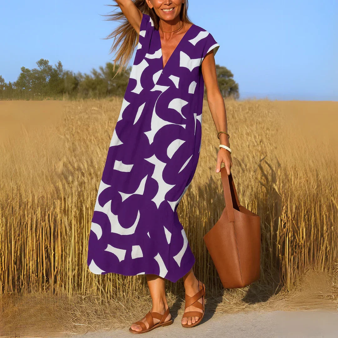 Tatiana™ | Cutwork Detail Maxi Dress.