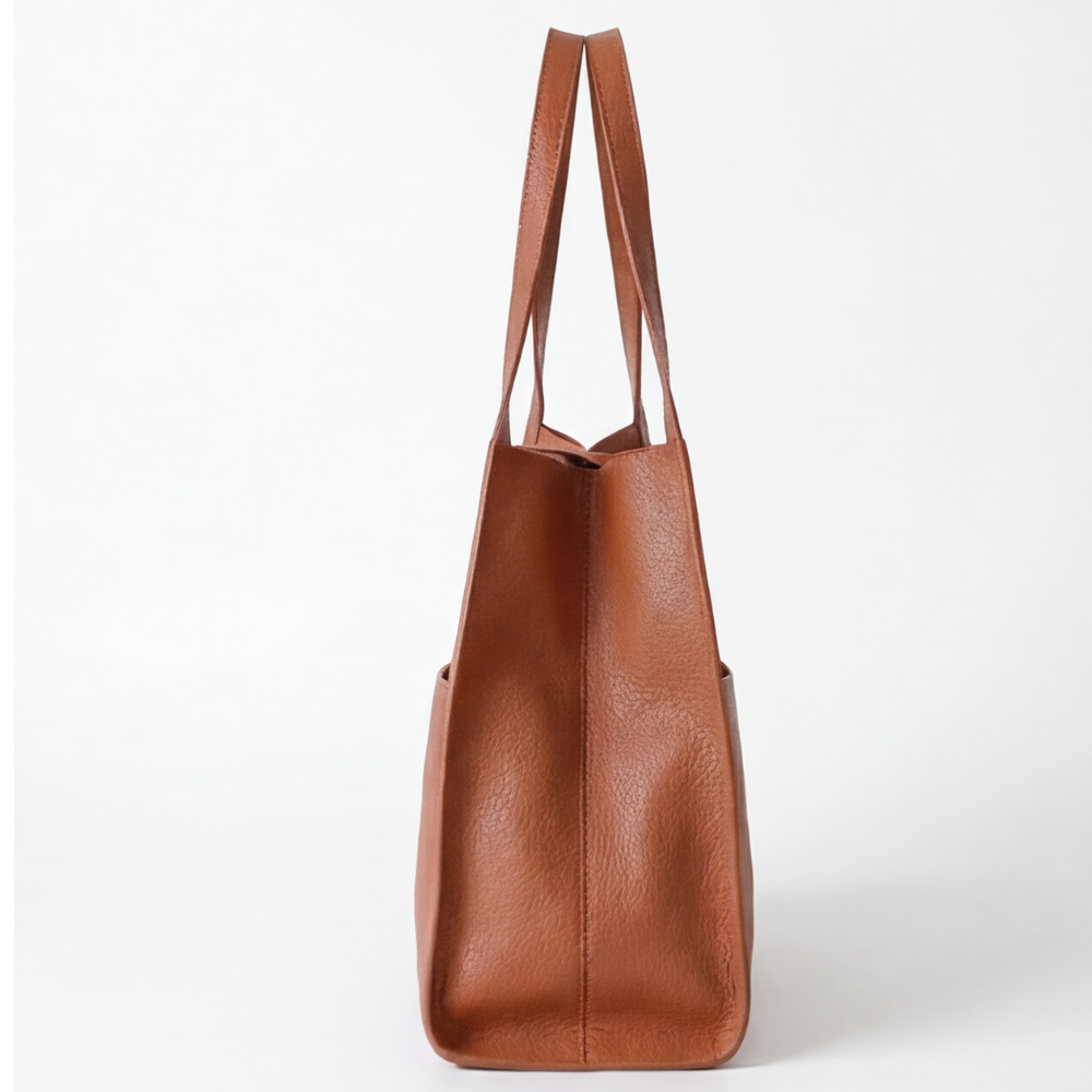 Caressa - Soft Leather Multi Pocket Shoulder Bag
