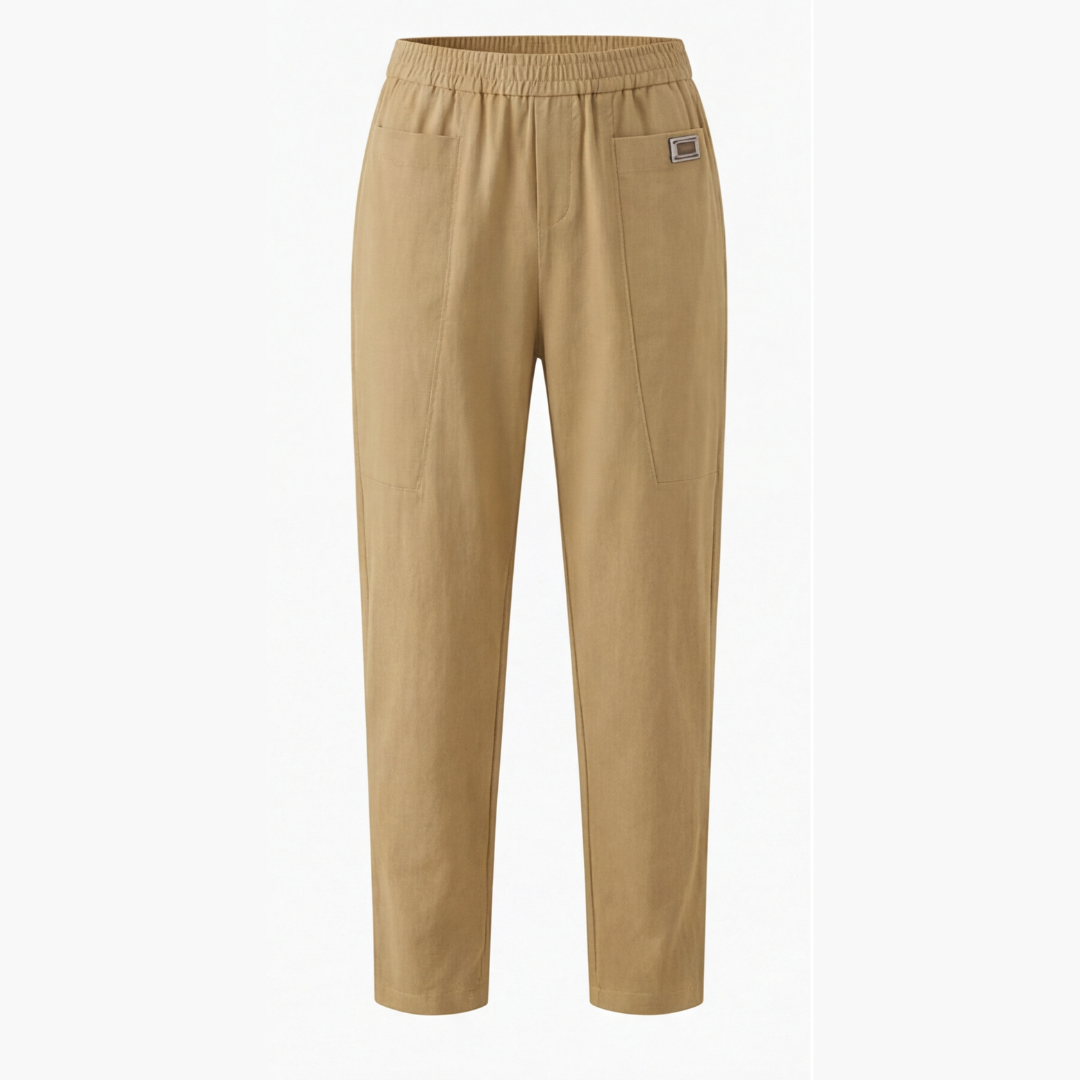 Linara – Cotton Linen Tapered Pants