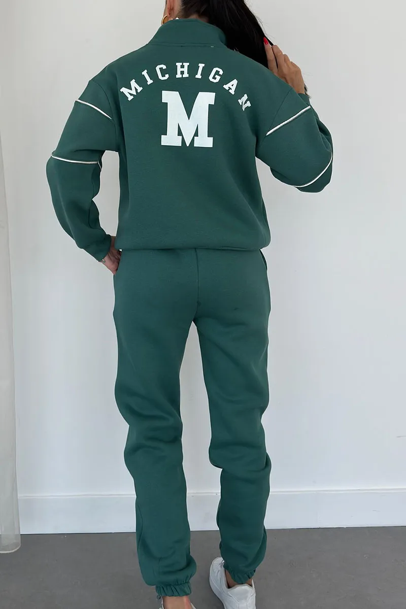 DESIREE – SPORTY ZIP LOUNGE SET