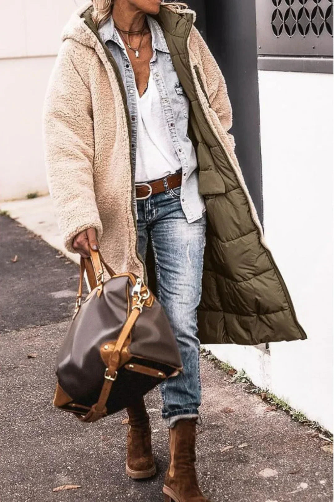 Milena™ | Elegant & Warm Reversible Jacket