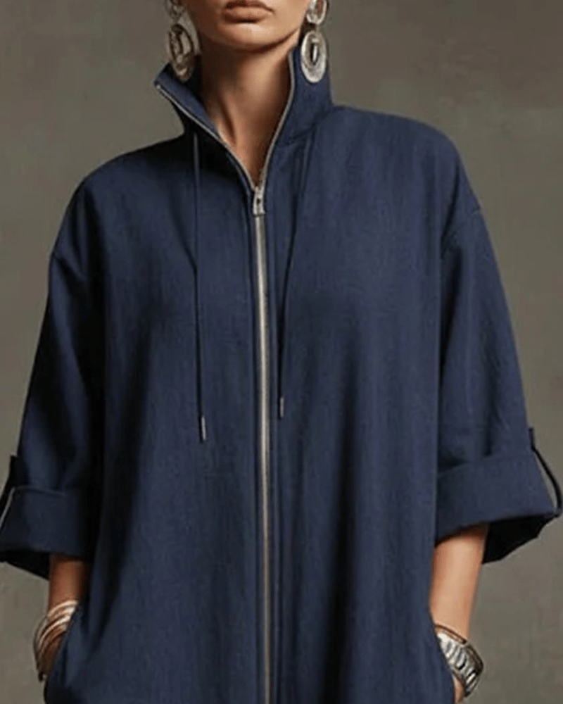 Leonora™ | Striped Tracksuit, Sporty Style with Zipper