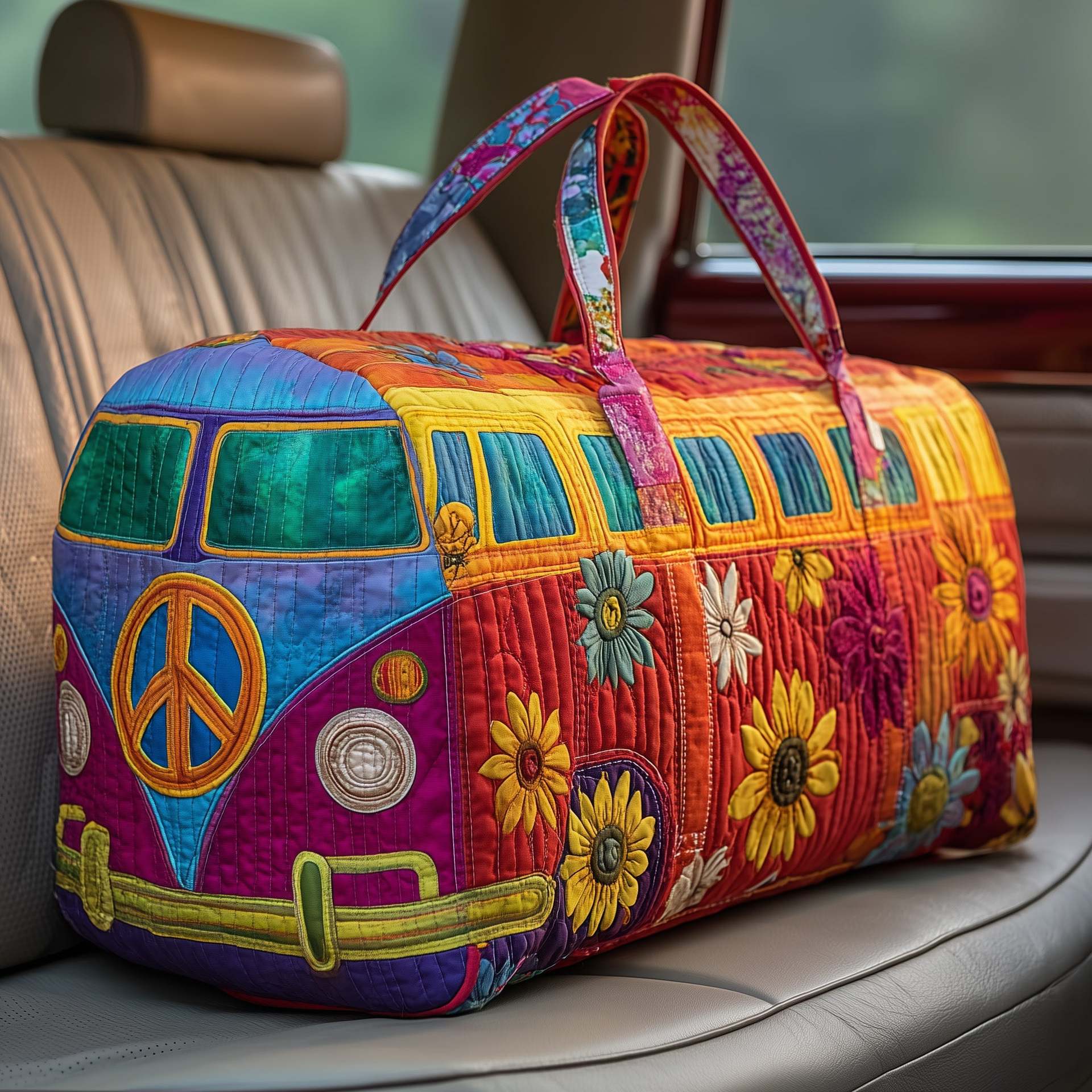 Luna – Padded Travel Bag with Artisan Design