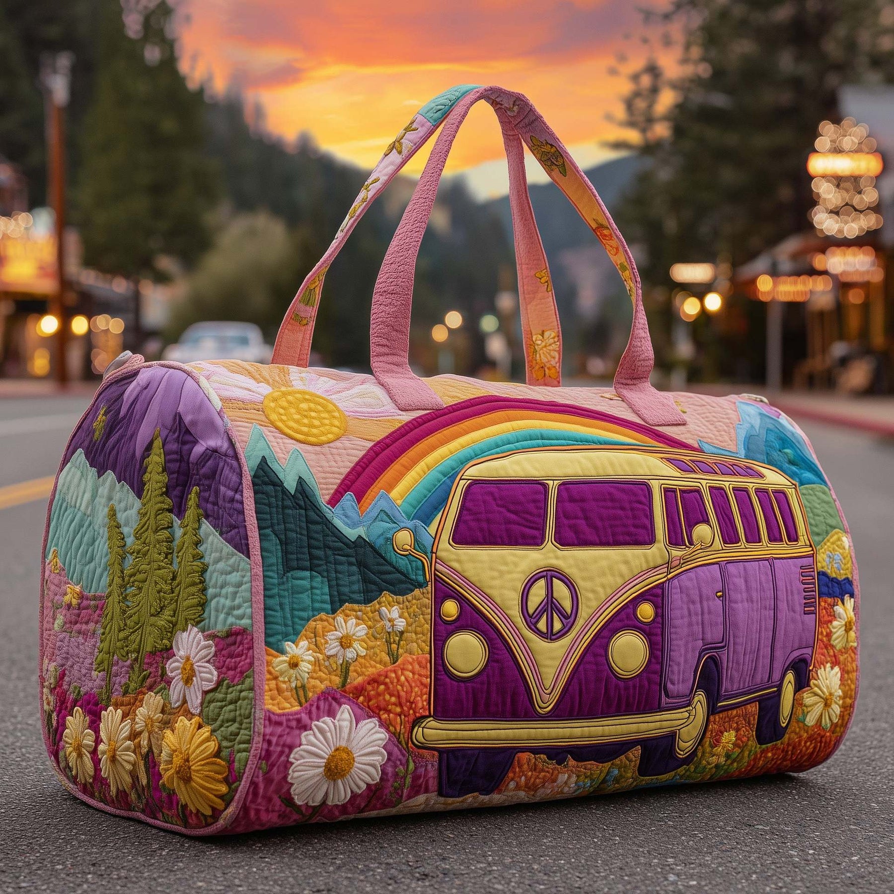 Luna – Padded Travel Bag with Artisan Design